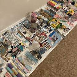 Huge Arts & Crafts Lot Beads Jewelry Making Scrapbooking and More Many New In Package