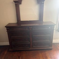 Dresser With Mirror Section - Missing Mirror