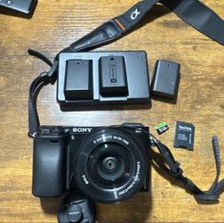 Sony Alpha a6000 Mirrorless 24.3MP Camera w/ 16-50mm f/3.5-5.6 OSS Black