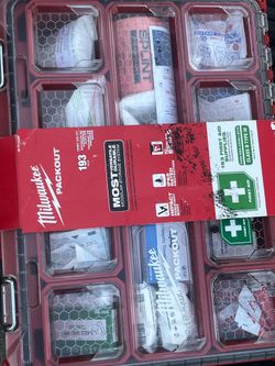 Milwaukee Packout 193 pc.  First Aid Kit