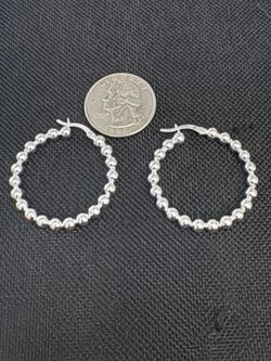 Sterling Silver Hoops