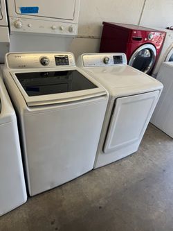 Used Samsung Washer and Gas Dryer Top Load