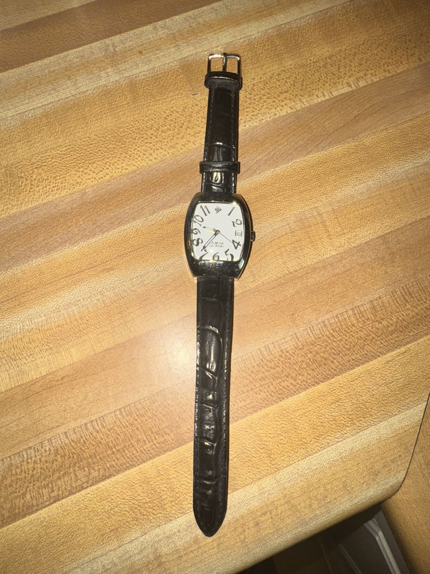 Black Leather Watch