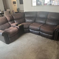 Sectional Recliner Living Room Set 