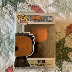 CUSTOM Naruto Shippuden: Tobi with Mangekyo Sharingan Funko Pop