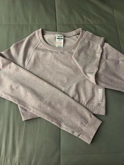 Gymshark Ruched Back Seamless Long Sleeve Crop