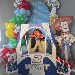 Toy Story Wood Picture Prop