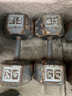 65 Lbs Dumbbells 