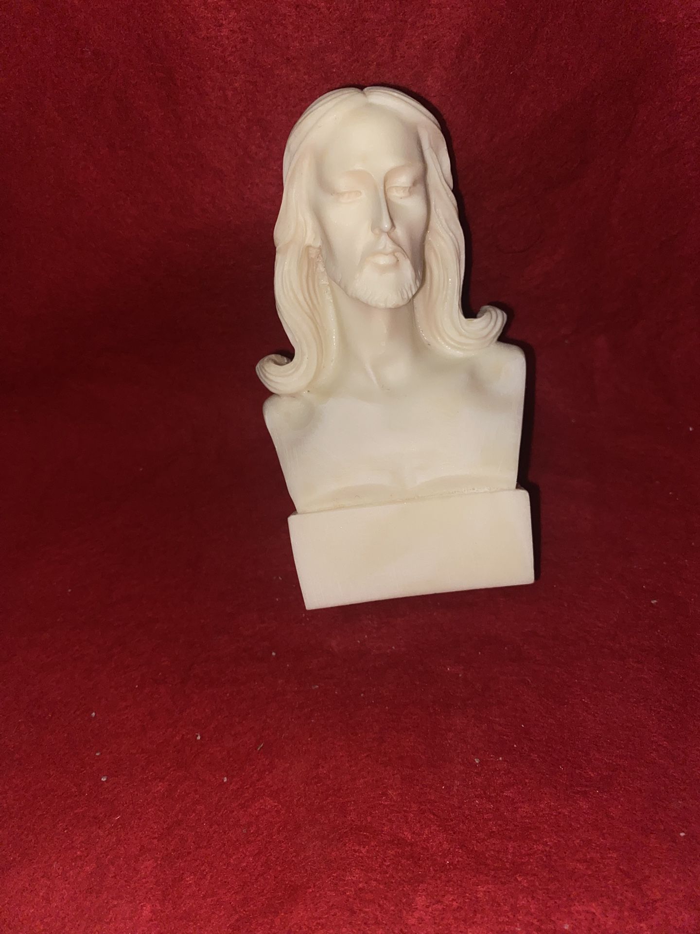 5 Inch Alabaster Greek Christ Statue Imported From Greece