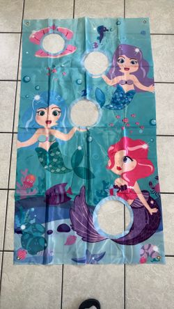 Mermaid Bean Bag Game Banner