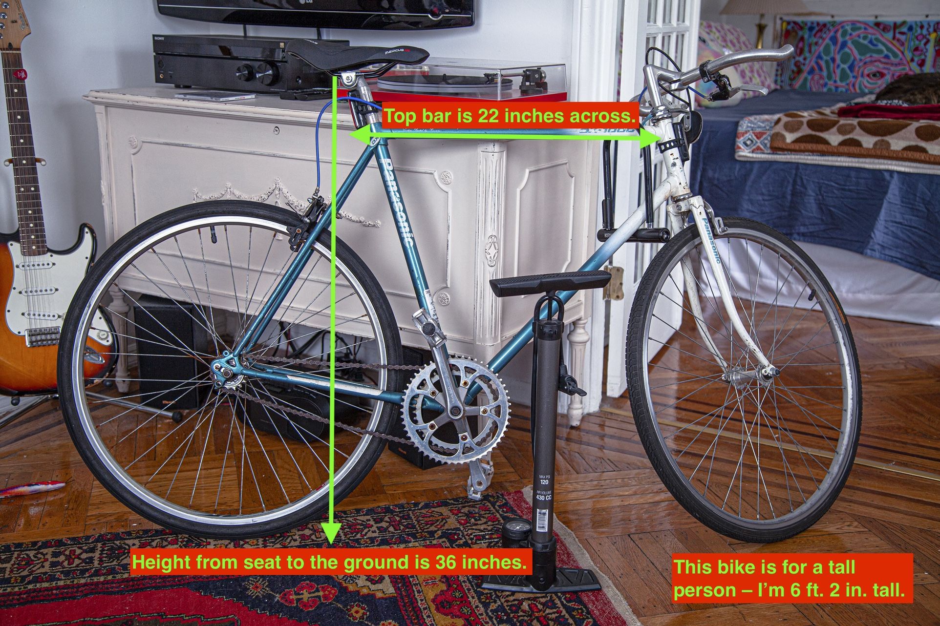 Vintage Panasonic Road Bike (fixed gear)