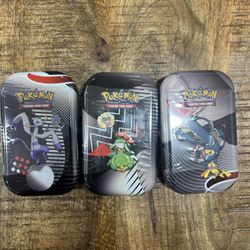 Pokemon SV1 0.5 Unova Mini Tin | Black Bolt White Flare | Lot of 3