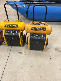 DeWalt Portable Air Compressors – Lot of 2
