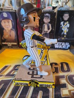 Jackson Merrill Youngest Player w/2+ HR & Walkoff Bobblehead FOCO out of 72 Made