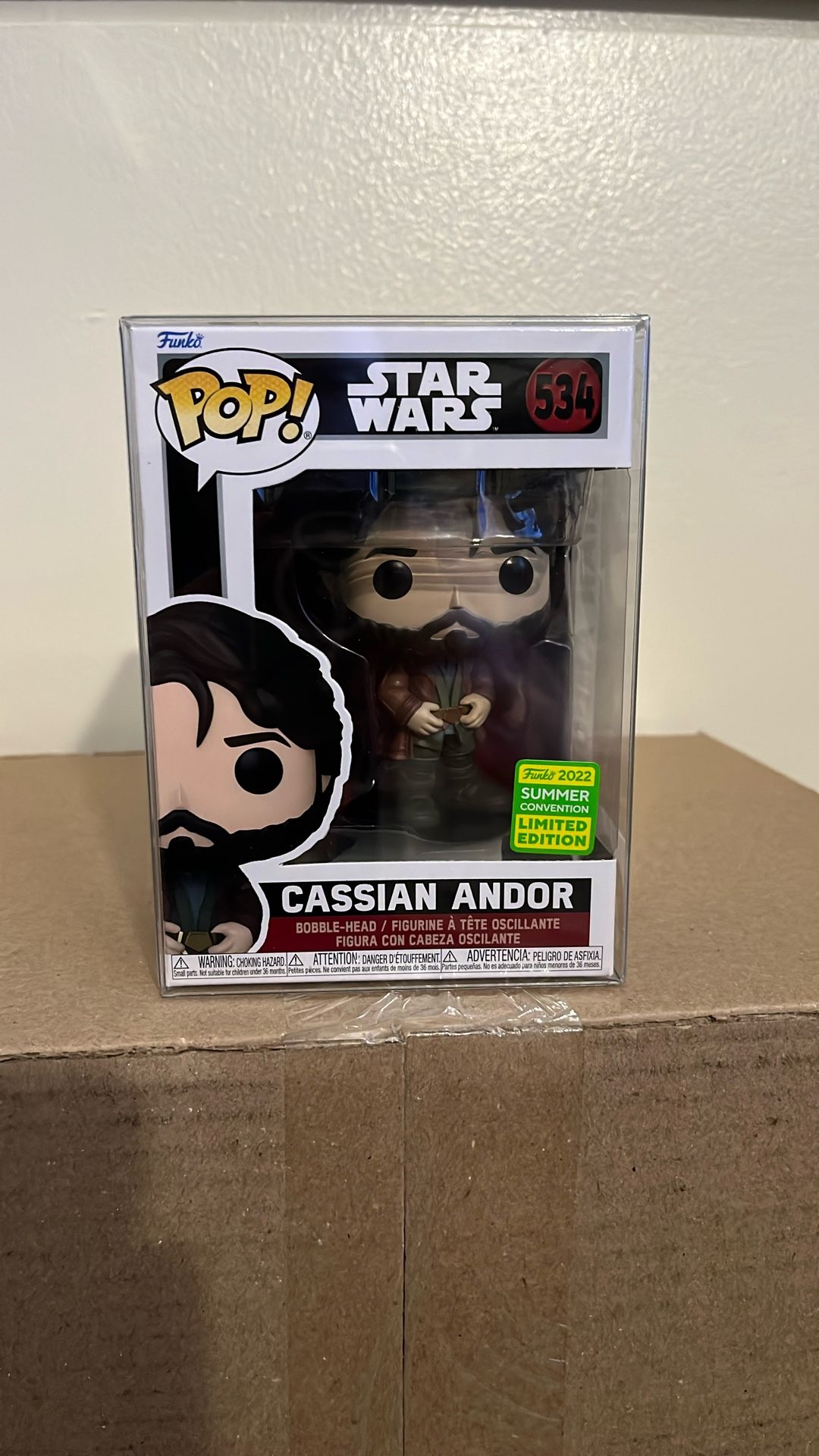 Funko Pop 534 Star Wars Andor Cassian Andor
