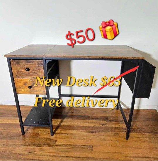 Desk New $50. Free Delivery Stockton Lodi 📦.  Escritorio Nuevo 