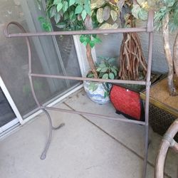 Iron Quilt Rack 