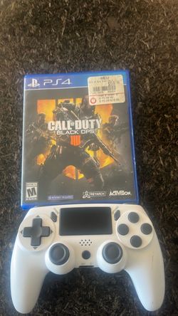 PS4 Call of Duty Black Ops 4 with Controller