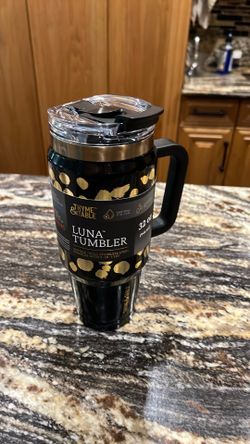 Thyme & Table Gold Black Bow 32oz Tumbler Water Bottle