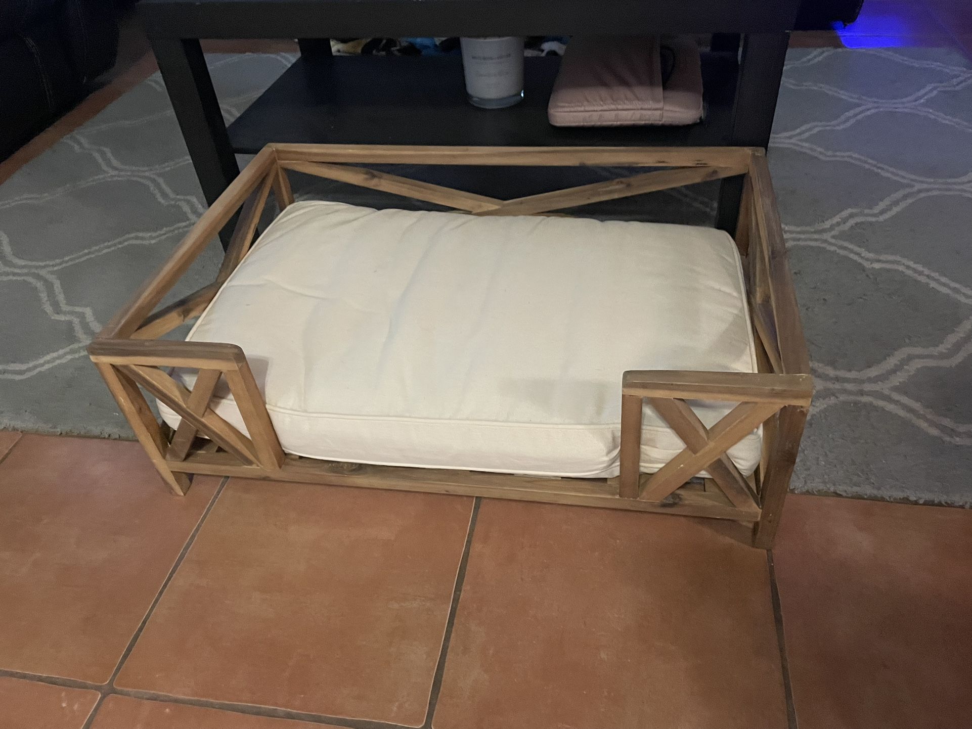 Wooden Dog Bed