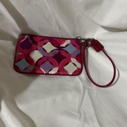 Coach Poppy Wristlet