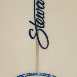 9 Ft 8 In Stuart Colin McPhillips Nose Rider Surfboard
