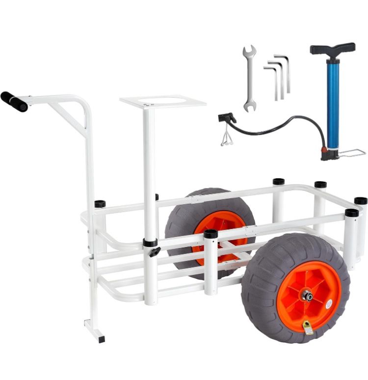 Beach Fishing Cart – 16 Inch Wheels