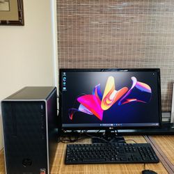 Desktop Package  w/ 24” Monitor, 1TB SSD, Ryzen 3 @ 3.50GHz, 12GB DDR4 Ram, 2GB Graphics, Wi-Fi, Win  11, MS Office 2024