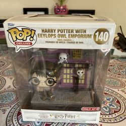 Funko Pop! Deluxe: Harry Potter - Harry Potter with Eeylops Owl Emporium  NEW