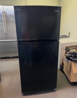 WINIA Black Top-Freezer Refrigerator – Used – $380