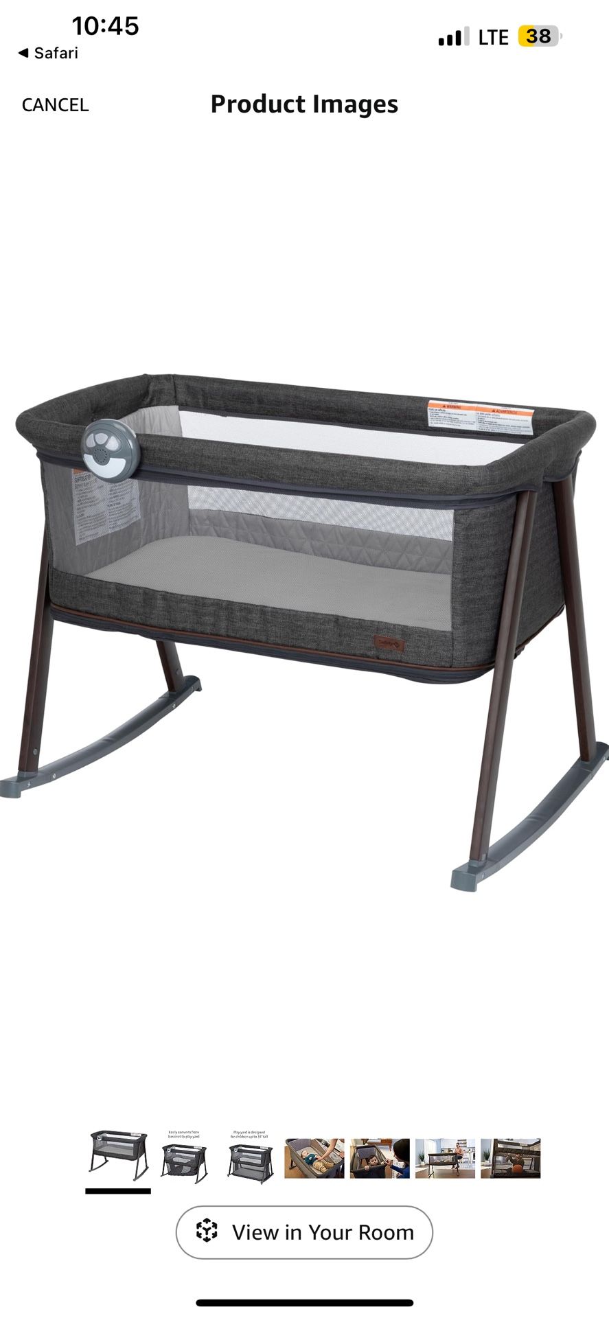 Safety 1st Slumber-and-Play Bassinet