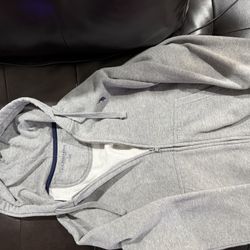 polo assn grey jacket with navy accents 