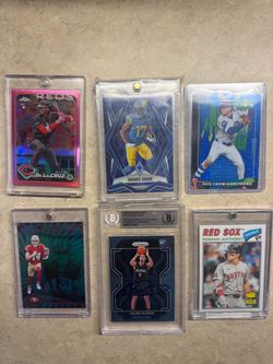 Sports Trading Card Lot of 6