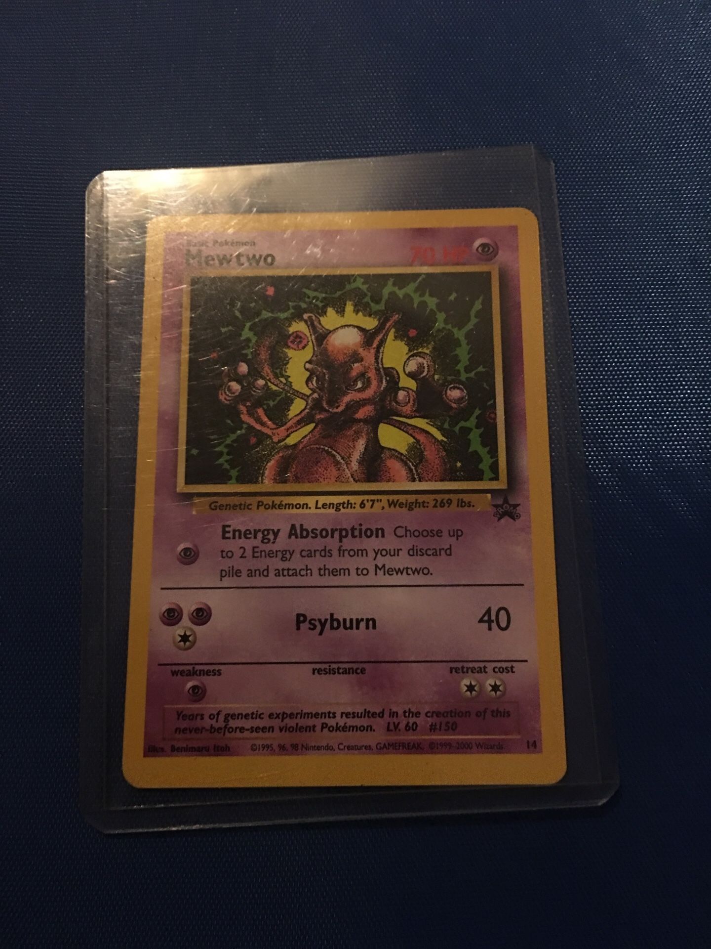 Mewtwo Pokmon card mint condition never used - www.disolcolor.com
