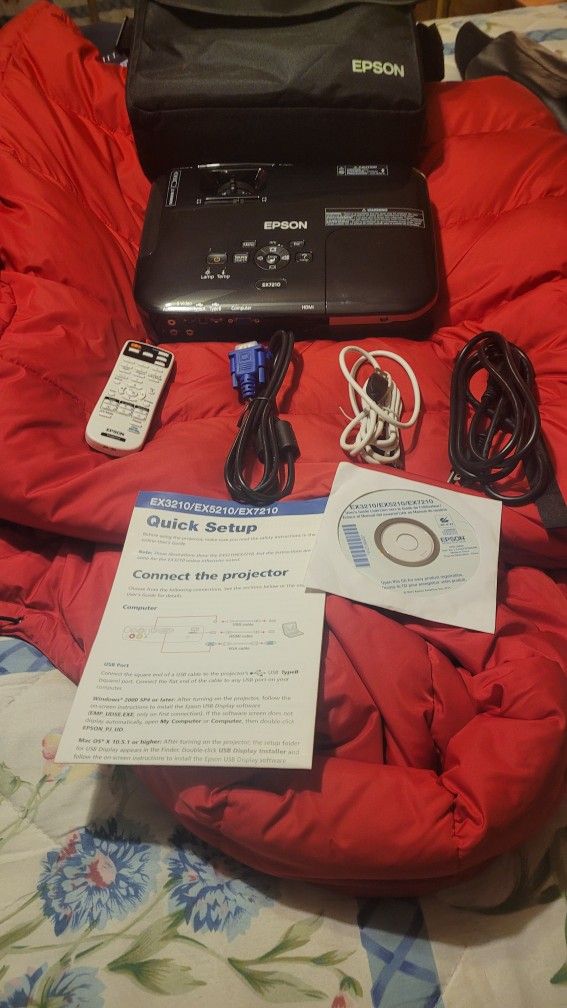 Epson Projector used One Time