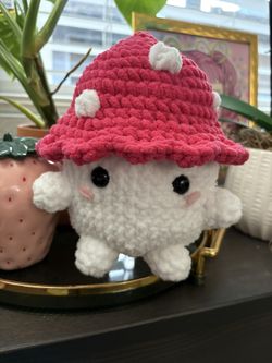 Mushroom Guy Crochet Plush