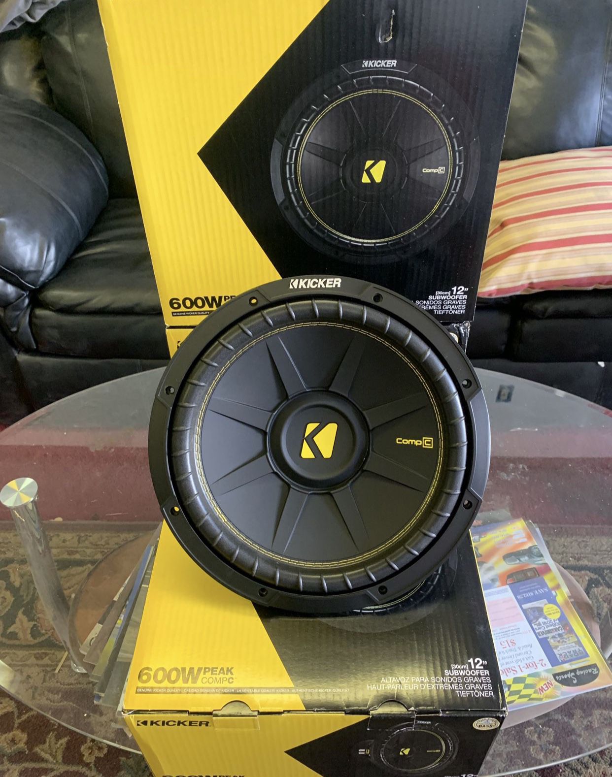 Kicker Car Audio . 12 Inch Car Stereo Subwoofer . New Year 5 Day Super Sale ! $69 Each While They Last New
