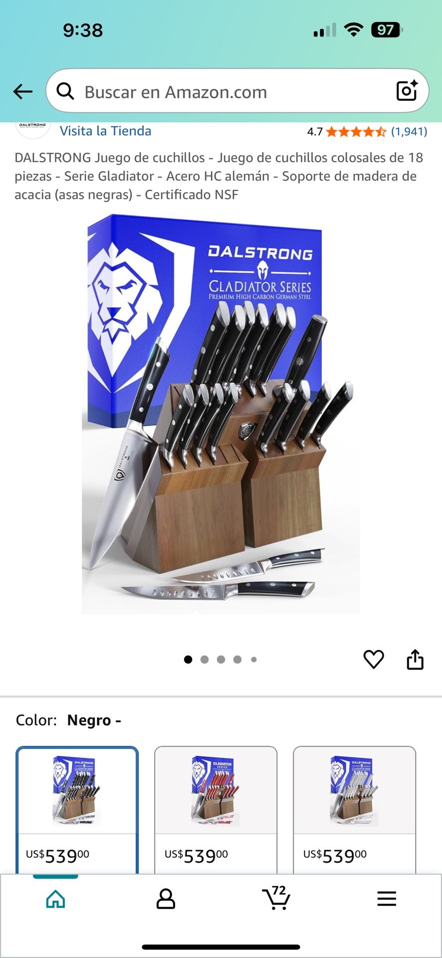 Dalstrong Colossal 18 Pieces Gladiator Series