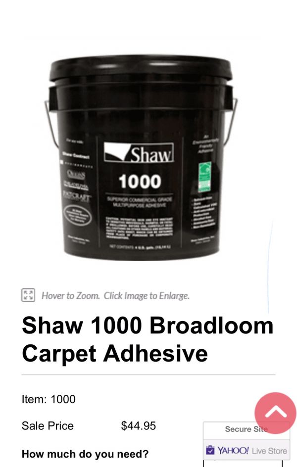 Shaw 1000 carpet and flooring adhesive for Sale in Jupiter, FL OfferUp