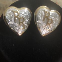 Beautiful Montana Silversmiths Heart Pierced Earrings 
