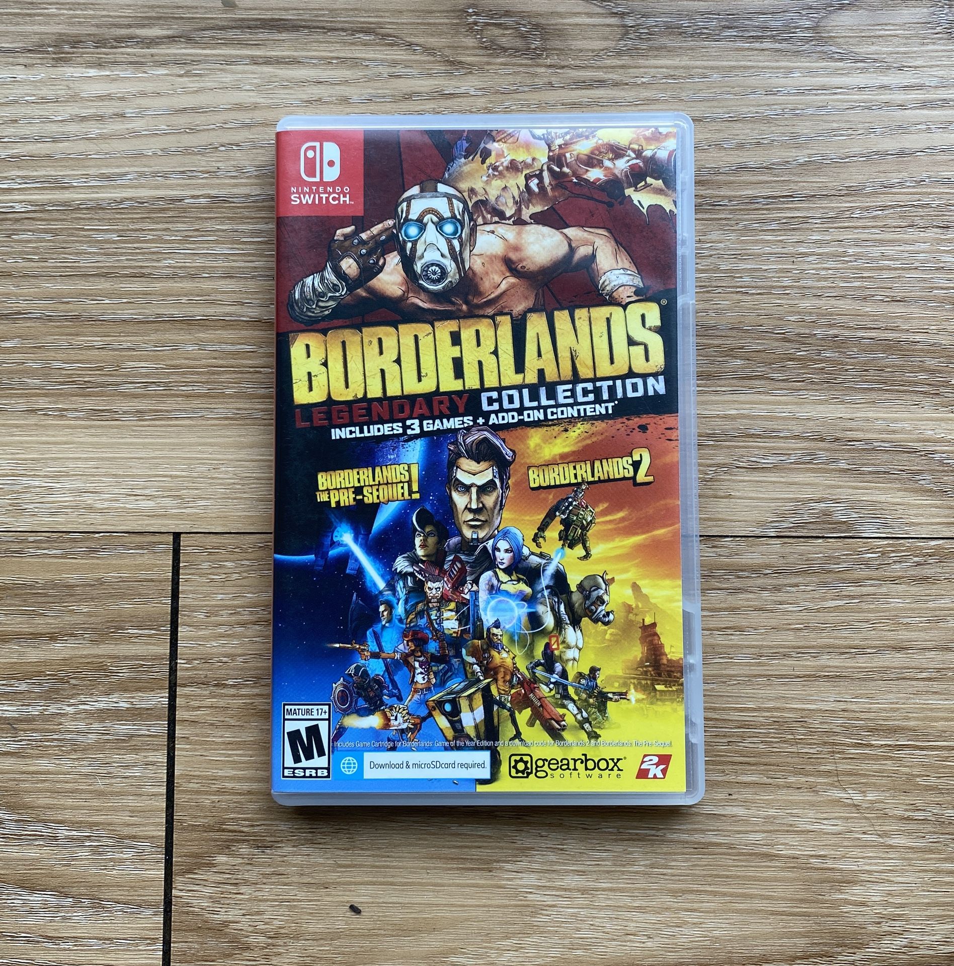 Nintendo Switch Borderlands legendary collection tested and working !