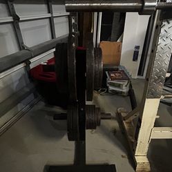 Adjustable Free weight bench- flat or incline, Or only plates ! Send prices .