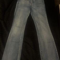 High rise flared jeans 