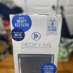 Medify Air - H13 Air Filter - MA-25 Compatible - Includes 4 Replacement Filters