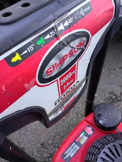 Honda Simpson pressure washer