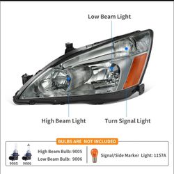 Head Lights For Honda Accord