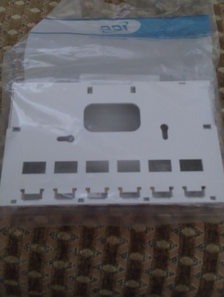 White Surface Mount Box, 6 Port. Brand New.