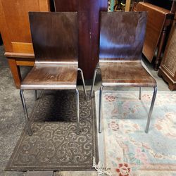 Two (2) Modern Chairs 