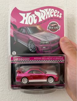 Hot Wheels 2023 RLC Exclusive Pink Editions Nissan Skyline GT-R BNR34 NEW/SEALED