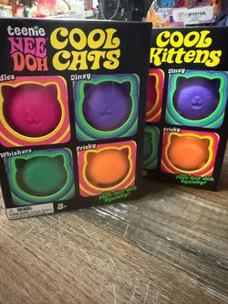 Nee Doh Cool Cats & Cool Kittens Squishy Toy Sets